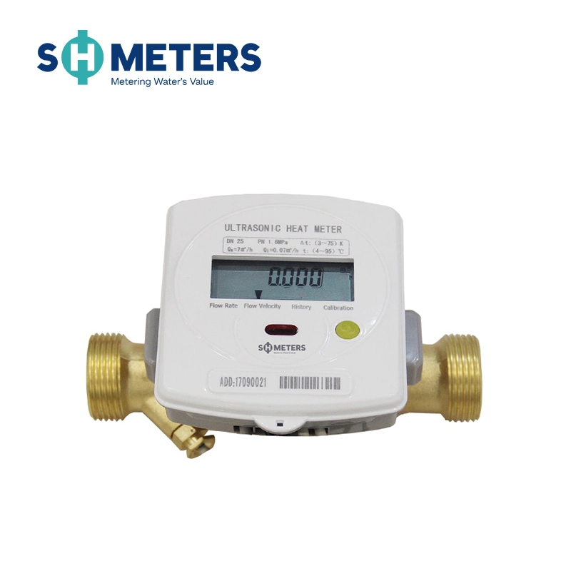 DN15-DN40 جهاز قياس المياه الحرارية بالموجات فوق الصوتية الذكي مع حل كامل للبرامج