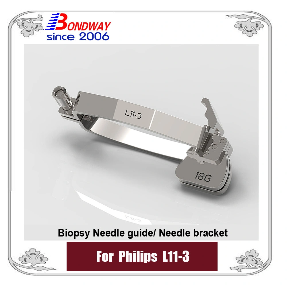 Philips Linear Array Ultrasound Transducer L11-3 Reusable Biopsy Needle Bracket, Biopsy Needle Guide, Adapter, Needel Guidance System