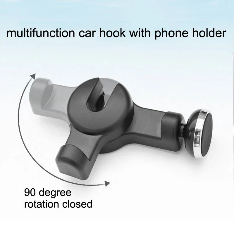 New Arrival Multifunctional Magnetic Portable Headrest Car Seat Hook Mobile Phone Holder