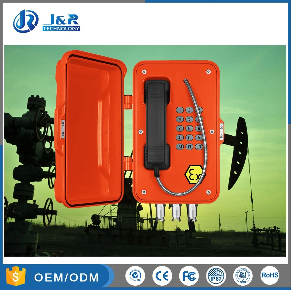 Water Resistant Industrial Explosion Proof Telephone, Power Station Atex Certified Telephone