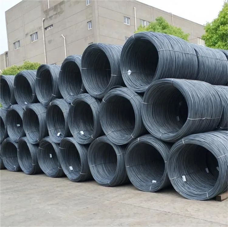 Hot-Rolled Wire Rod 8 mm 10 mm Disc Round Steel Bar Foundation Pit Support Ring Beam Reinforcement Steel Factory Straight Hair