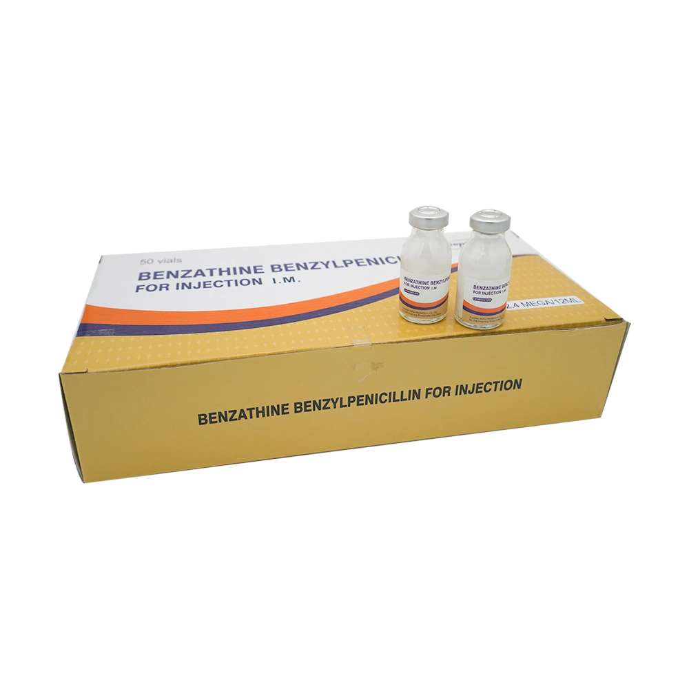 Penicilina benzatina para injeção de 2,4 mega/12 ml medicamentos acabados com GMP