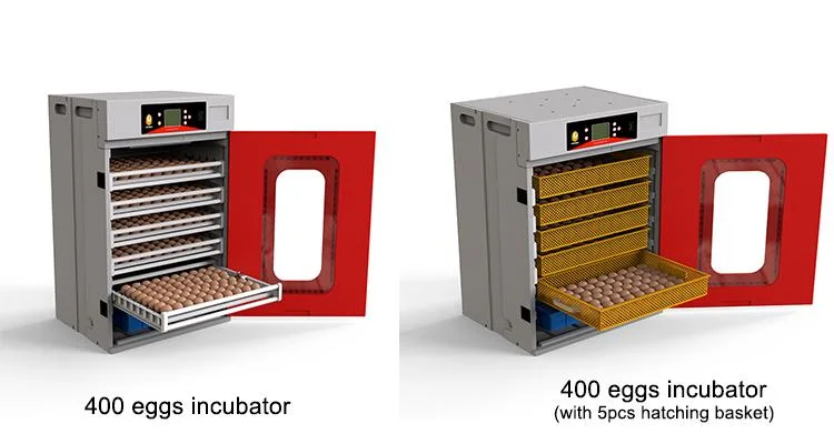 HHD Solar automático de torneado de aves de corral pequeñas 400 Incubadora de huevo de pollo Quail Duck