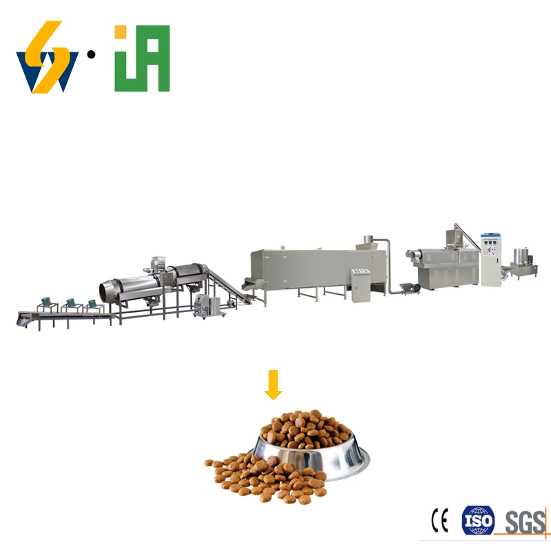 Pet Dog Food Plant Production Line Fish Feed Equipment Manufacturing Extruder Machine