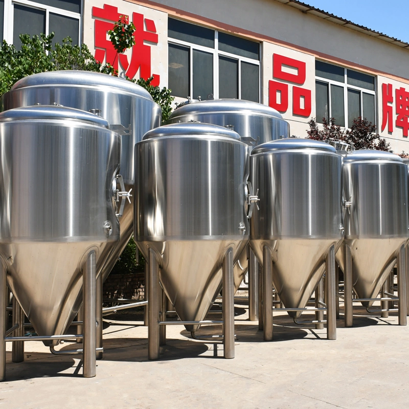 600L máquina de fermentación de tanques de fermentadores de cerveza cónica de acero inoxidable