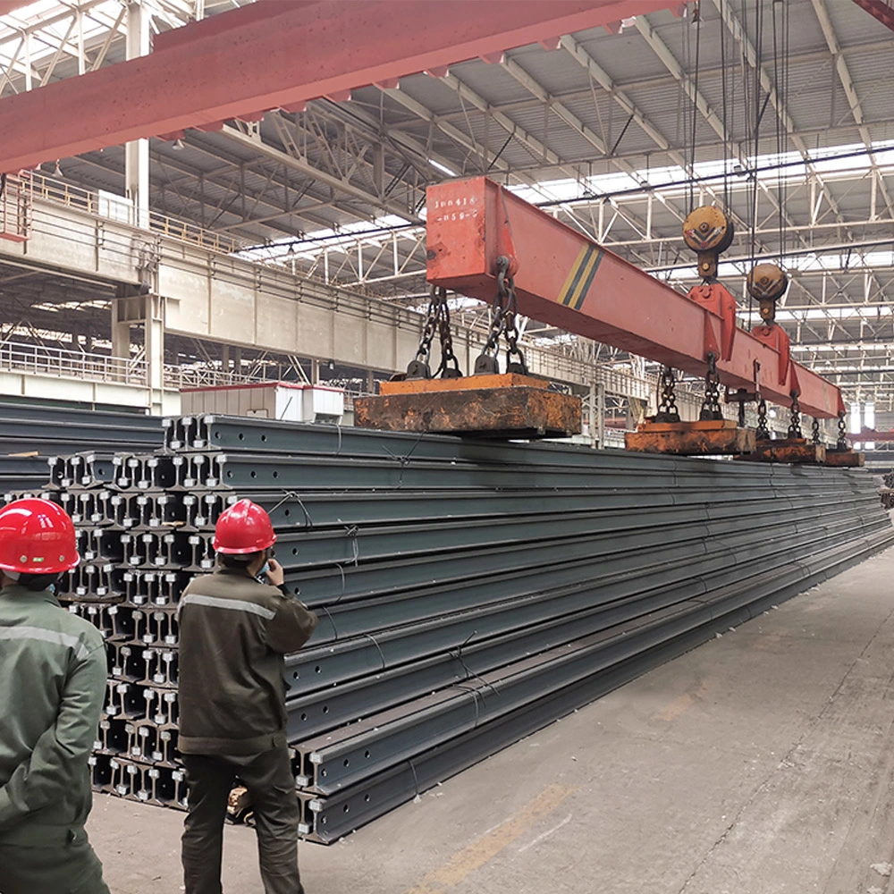 Q235/55q Stainless Railroad Mining Standard Tracked Rails Standard Light Heavy Crane Railway Track GB Steel Rail