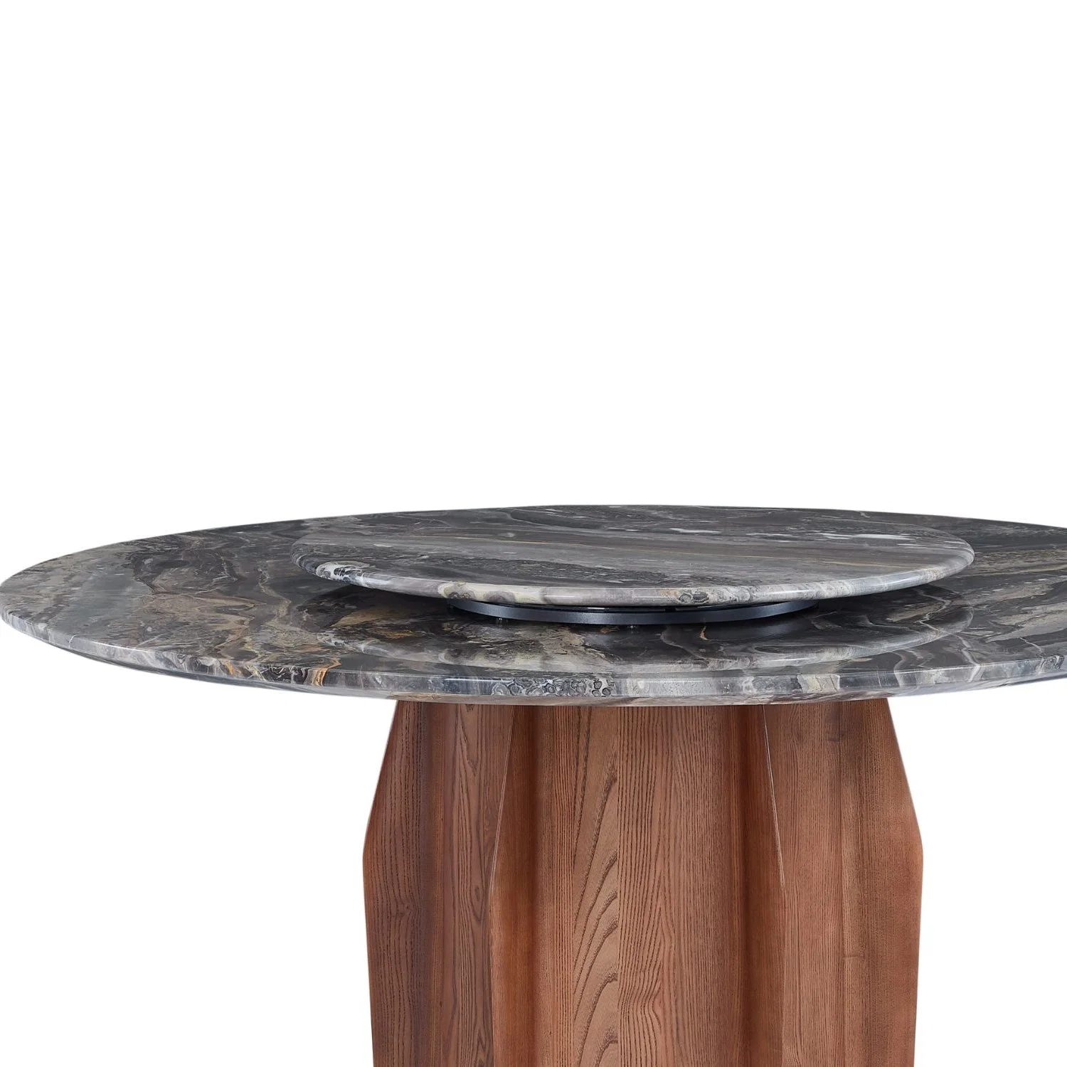 Office Commercial Home Hotel Shop Stainless Steel Restaurant Wedding Wooden Dining Circular Table