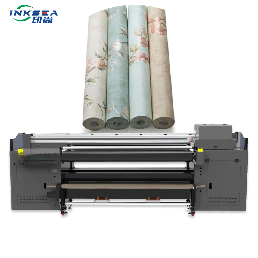 Sn-1800 Large Format Wallpaper Photo Machine, Can Print Fabric Wallpaper Soft Leather and Other Materials, Suitable for Advertising Textile and Other Industries