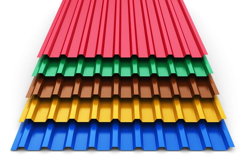 High quality/High cost performance Galvanized Colour Coated Corrugated Steel Roofing Sheet Metal Tin Roofing Prices Low Slope Roofing