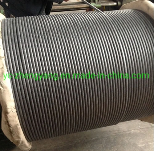 Ungalvanized Cable 6X37+FC 14mm con grasa.