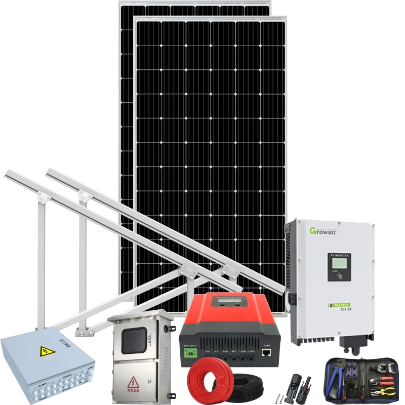 Home Solar System Pack with Storage Battery Bank