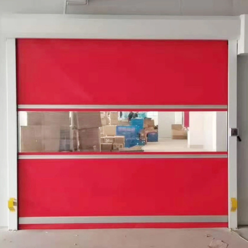 Industrial Automatic Plastic PVC Fast Rapid Roller Shutter Doors