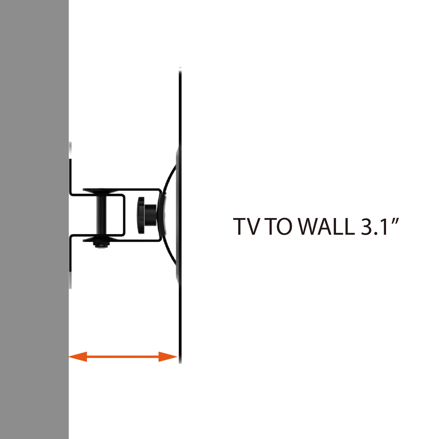 حامل للتثبيت على الحائط لتلفزيون LCD بتقنية LED لشاشات 17 بوصة-42 بوصة