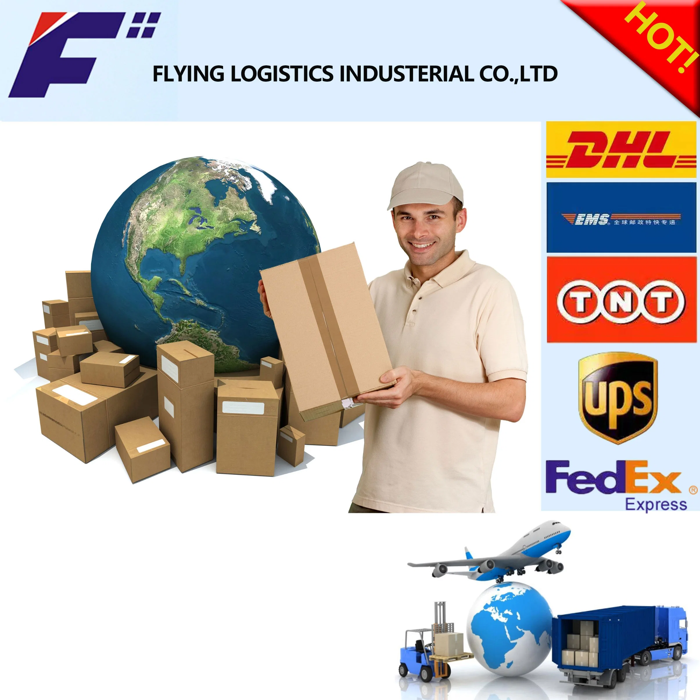 International Express DHL/UPS/FedEx Air Freight Shenzhen China to Mexico Door to Door Delivery