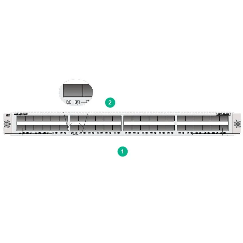 Erweitertes 1000BASE-X Ethernet Optical Interface Module (SFP, LC) mit 48 Ports (Typ B) CSPC-Gp48lb