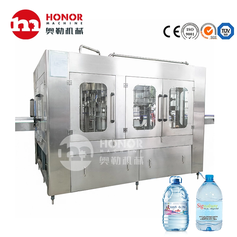 Full Function, Low Energy Consumption, Small Scale, Less Investment, High Degree of Automation of Rotary Plastic Bottle Liquid Filling and Packaging Machinery