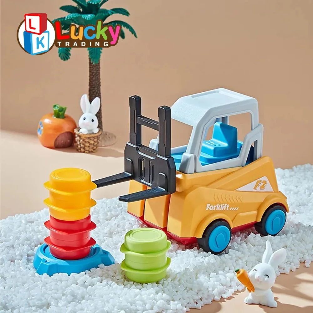 Forklift Frenzy 2-Player Stack & Matching Skill Game