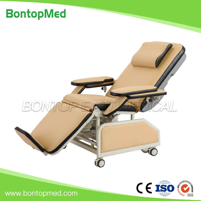 Factory Hot Sale High quality/High cost performance  Hospital Electric Infusion Blood Donation Chair Reclining Dialysis Chair with Low Price