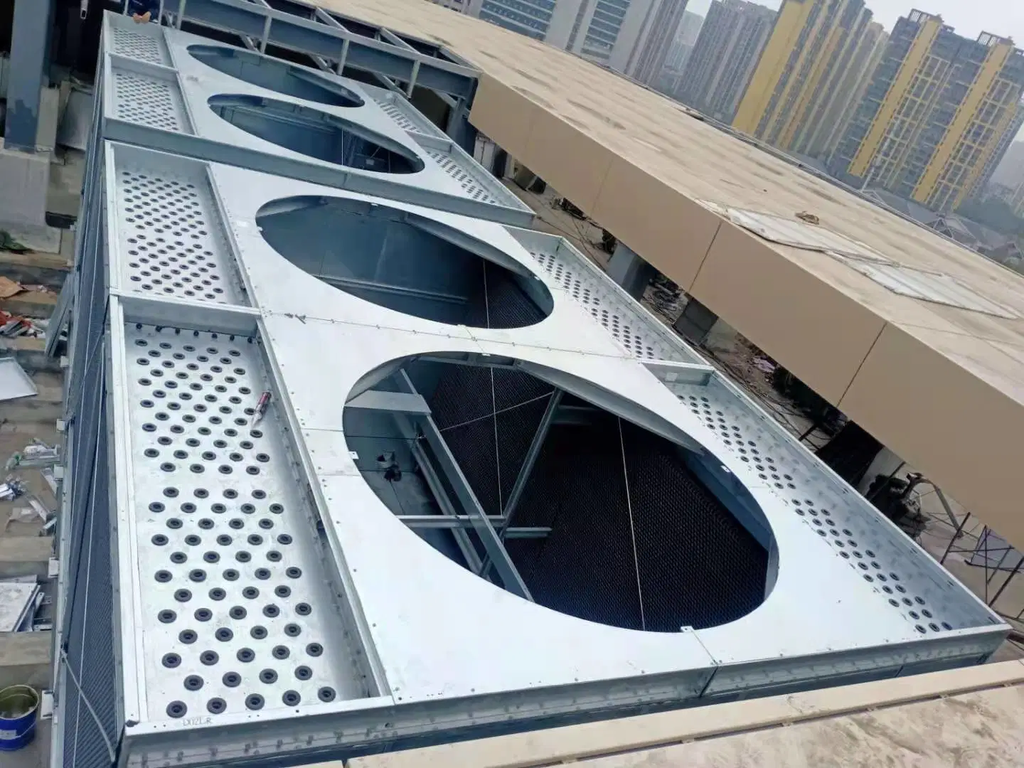 Complete Steel No Welding Cross Flow Open Cooling Tower