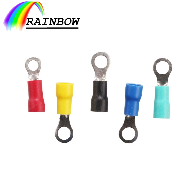 Bottom Price Accessories Yellow/Blue/Red RV Insulated Copper/Brass Cable Lug Electric Crimp/ Pre-Insulated Ring Terminals/Connectors