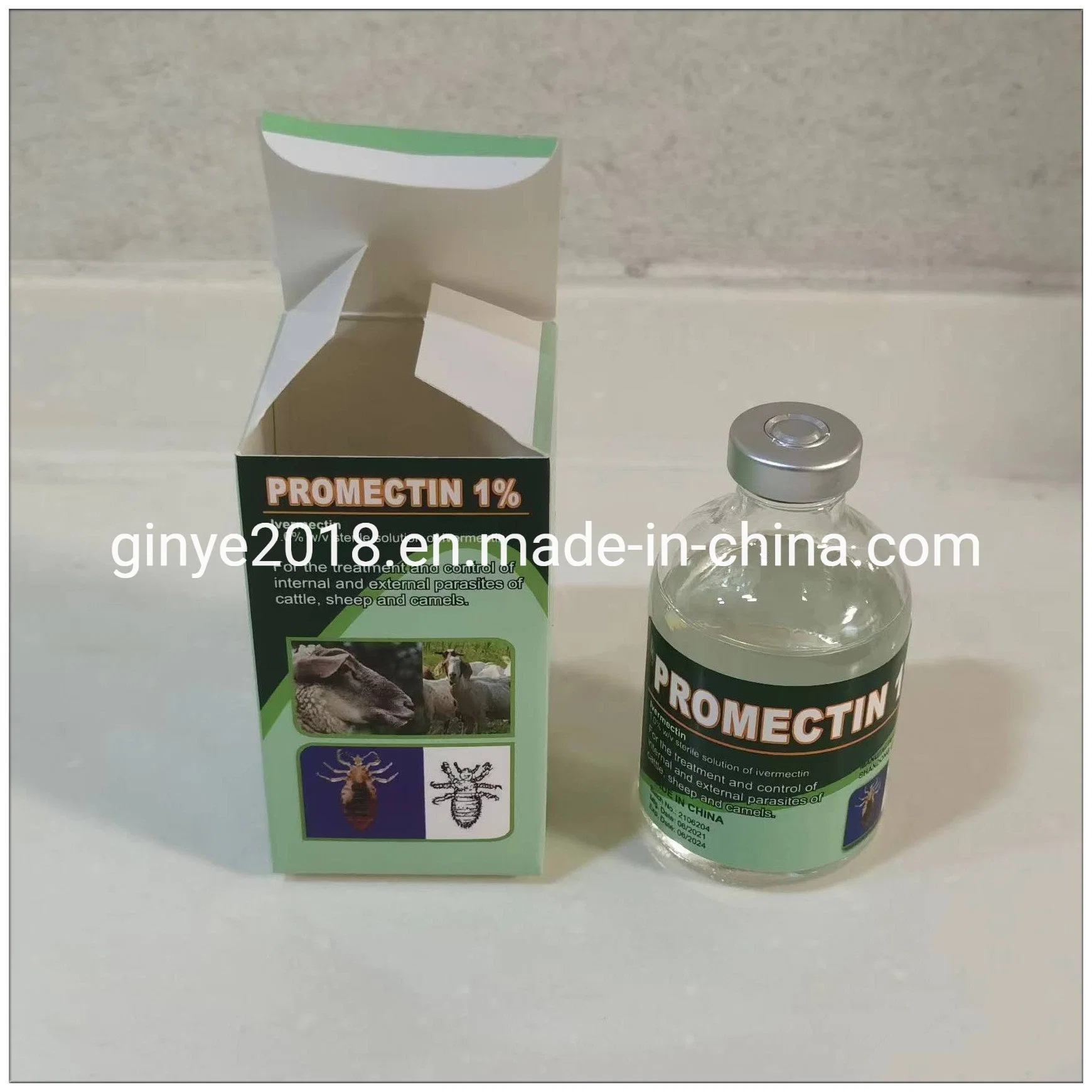 Wholesale/Supplier Veterinary Drug Ivermectin Injection 1% 2% Liquid Injection