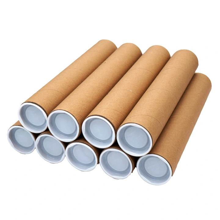 Custom Paper Cardboard Shipping Mailing Poster Tube Packaging