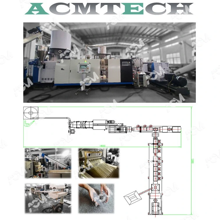 2021 Acm 500kg de peletización aglomeración de la compactación de la máquina para la película de BOPP PP PE