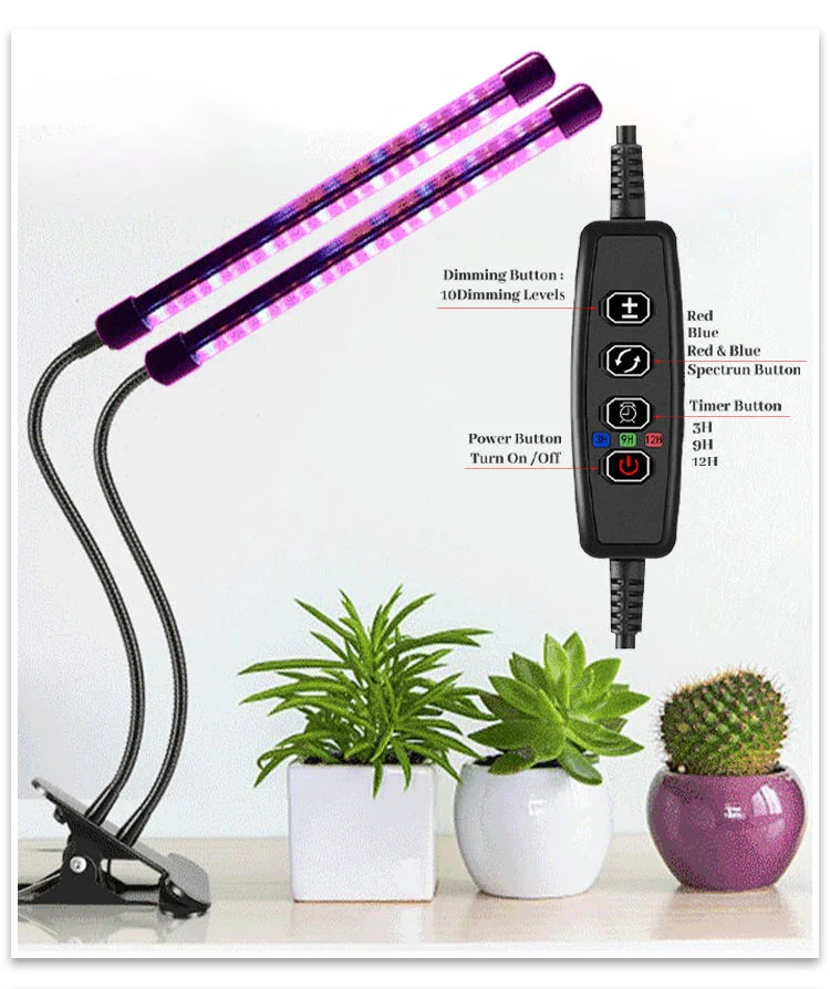 Euro Fresh Professional Lighting 4 Head LED Grow Light