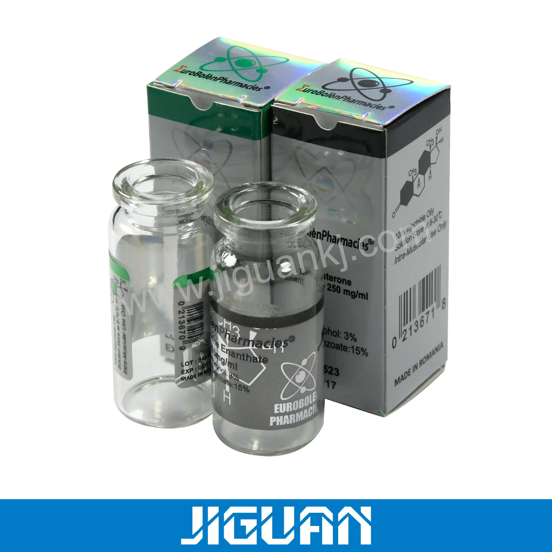 Supplier of Clear or Amber Glass Vial Bottle and Box