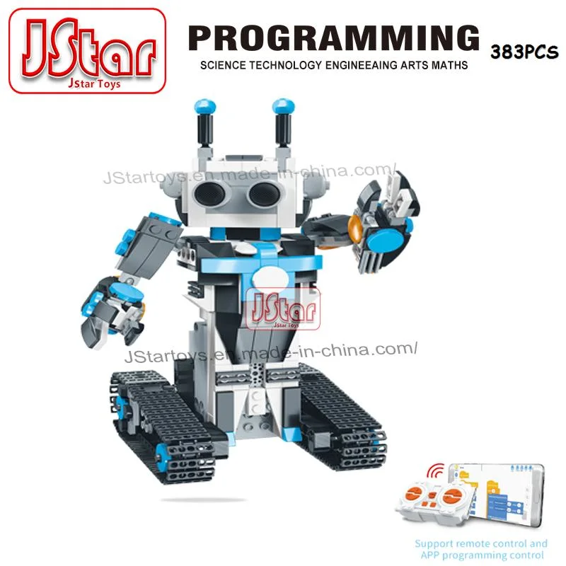 APLICACIÓN creativa Programación Robot Stem Building Block Set Control remoto 389PCS bloques de ladrillo kit de bricolaje Aprendizaje Ciencia Educativa Ingeniería inteligente Juguetes RC