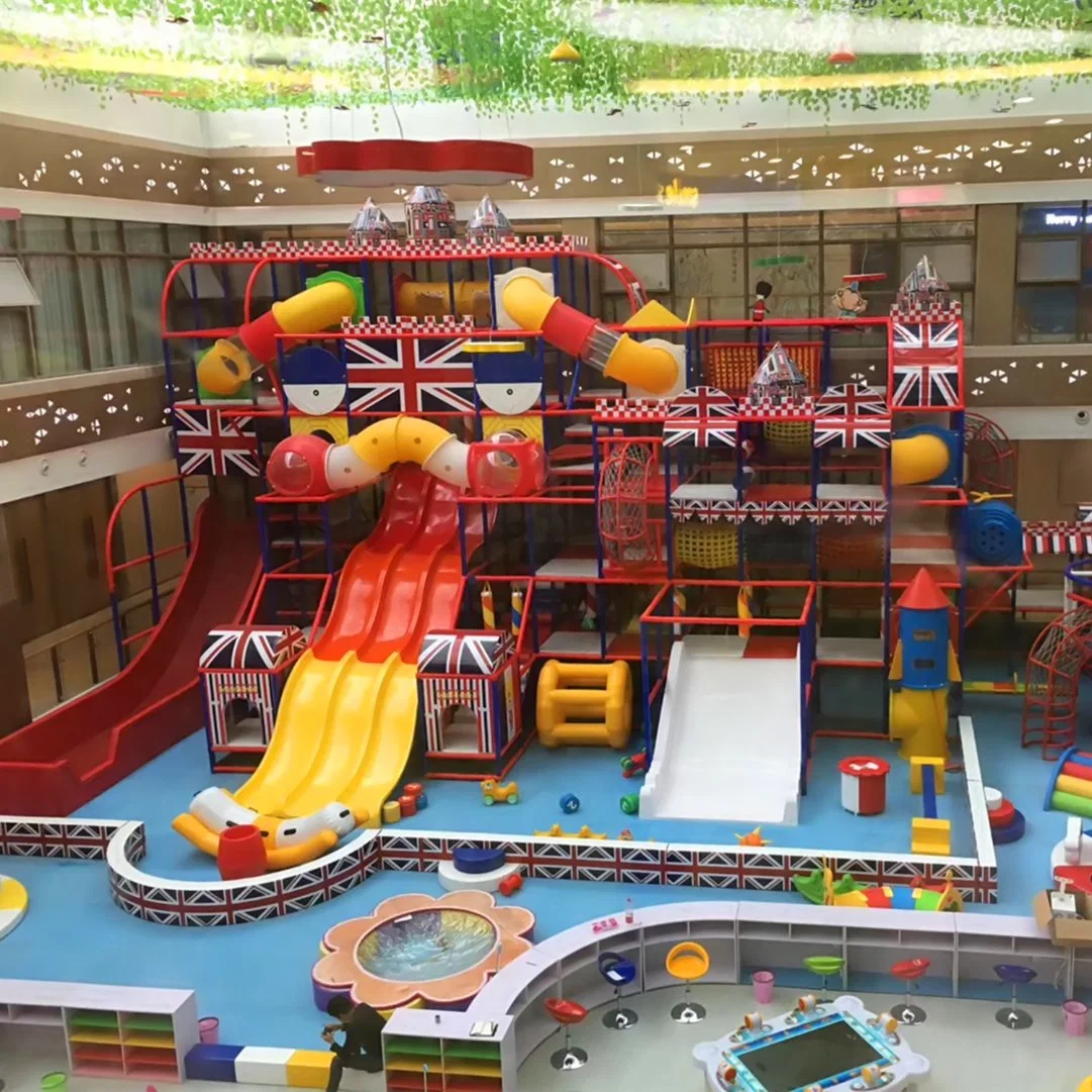 Terrain de jeu intérieur pour enfants, centre commercial de jeux, équipement de parc d'attractions commercial