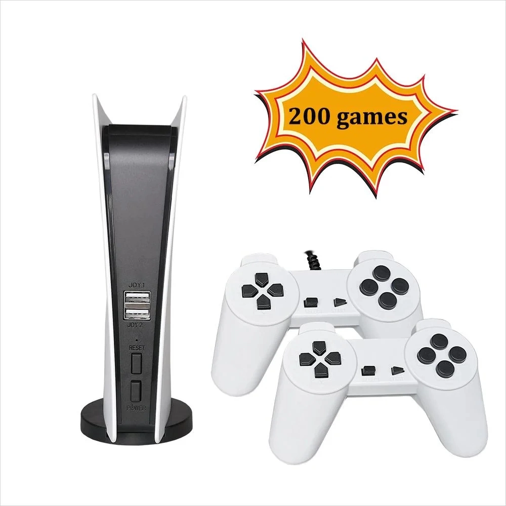 Wholesale/Supplier Game Station 5 USB Wired Video Game Console Game Player with 200 Classic Games 8 Bit GS5 TV Consola