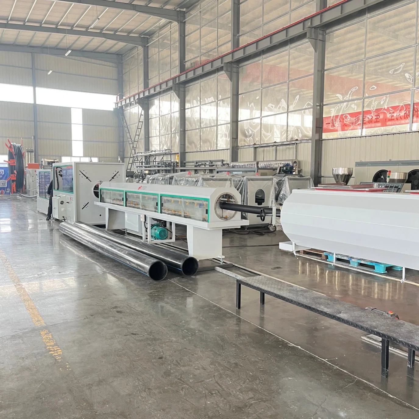 Plastic Gas Water Pipe Supply Drainage Irrigation Electric Conduit Hose Tube Extruding Extrusion Machine