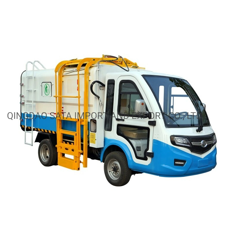 Mini 4 Wheels Electric Small Garbage Transport Truck Vehicles