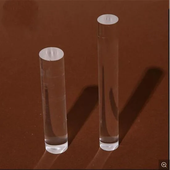 Polished Round Transparent Quartz Rod for Optical Fiber