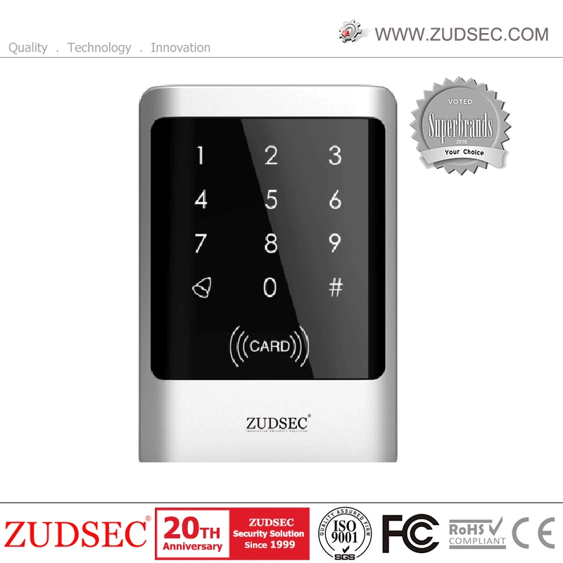 4000 utilisateurs Wiegand Metal Touch-Screen Waterproof Electric Lock RFID Contrôleur d'accès autonome du lecteur de clavier de carte