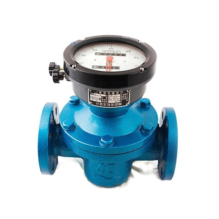 Hot Transformer Fuel Oil Industrial Mechanical Oval Gear Flow Meter