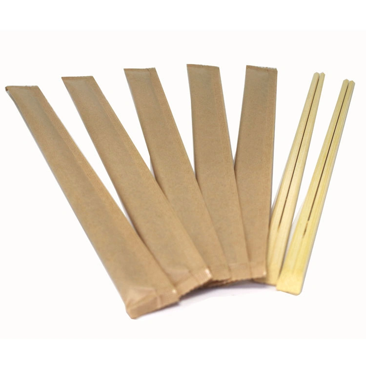 High quality/High cost performance  Sushi Bamboo Tensoge Chopsticks Set with Craft Paper Bag