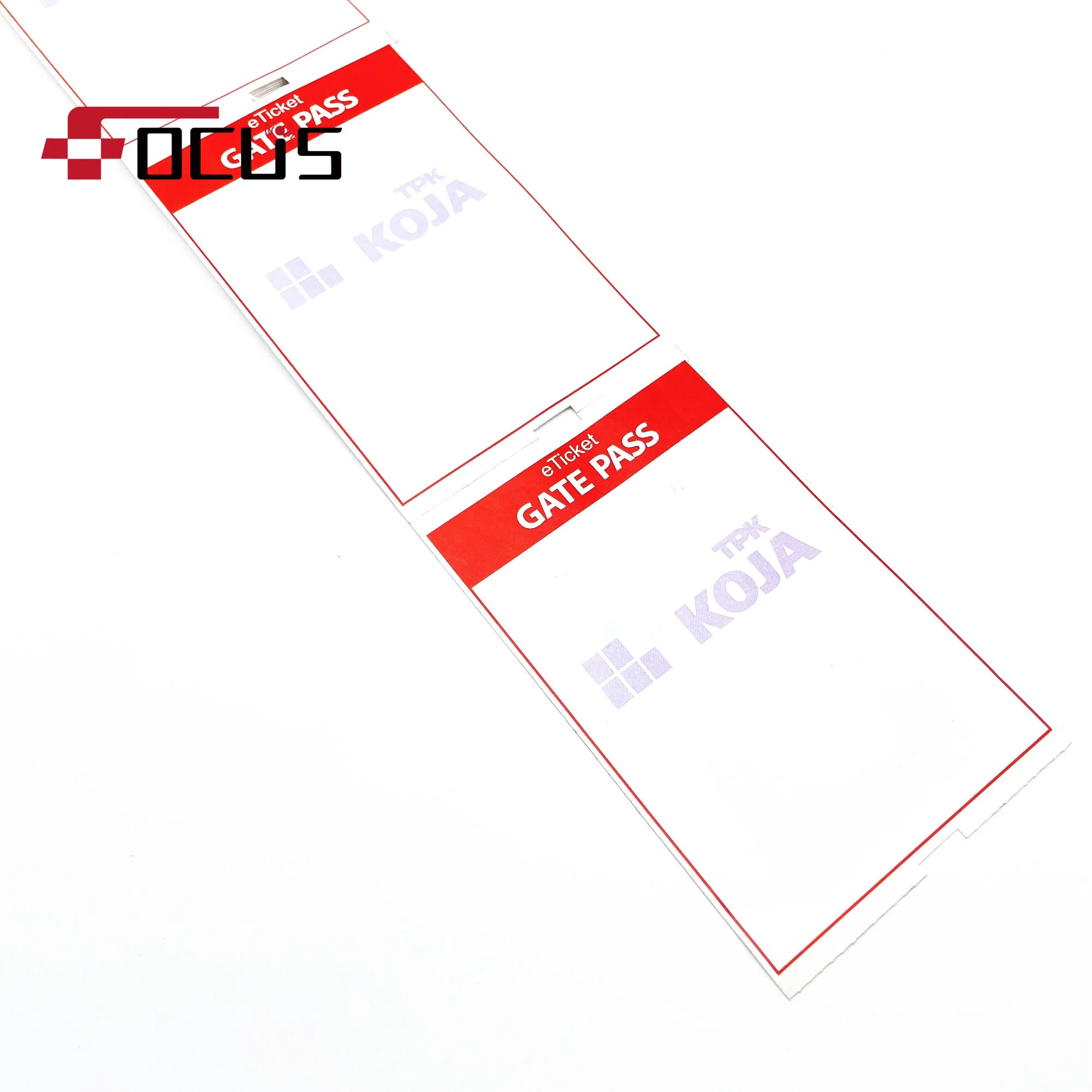 RFID NFC ID IC13.56MHz Chip Paper Card for Park E-Ticket and Amusement