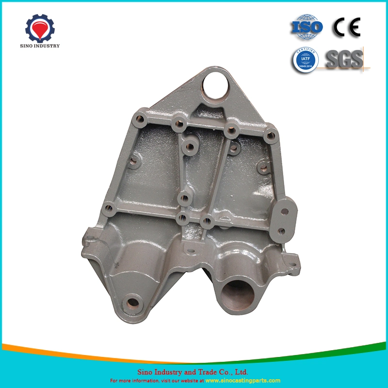 China Professionelle OEM-Gießerei-Fabrik Custom Sand Casting CNC-Bearbeitung Auto / Auto / Lkw / Gabelstapler / Zug / Maschinerie Teile Blattfeder Halterung Metall / Stahl / Eisen Guss