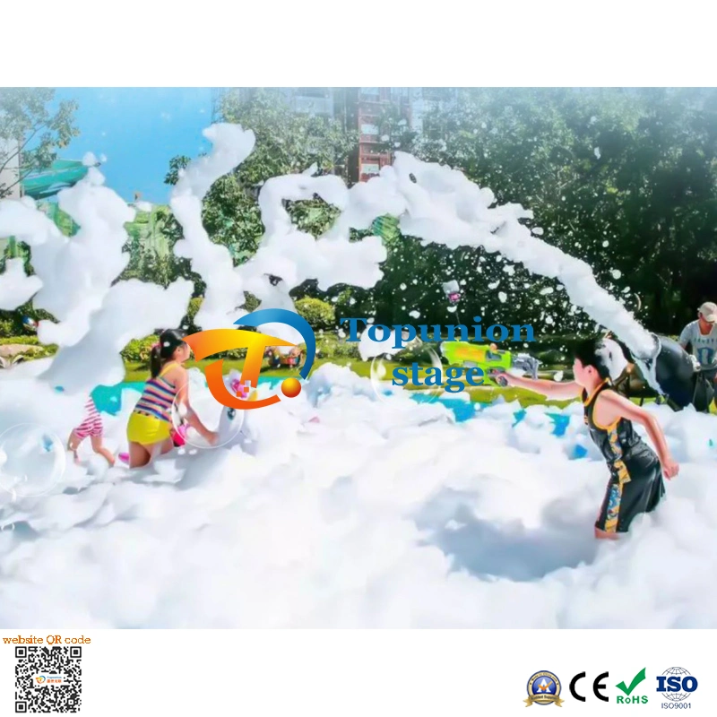 Swimming Pool Amusement Park Party Stage Spray Automatic Foam Bubble Machine