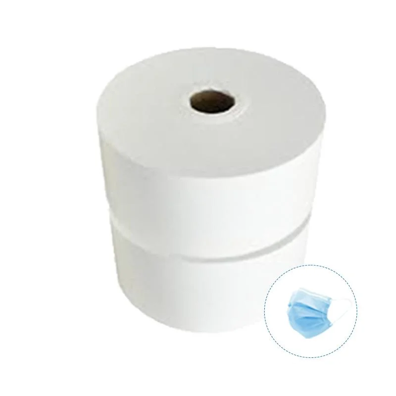 Disposable Non Woven Meltblown Filter Paper 25GSM 17.5cm or 20cm Width for Face Mask