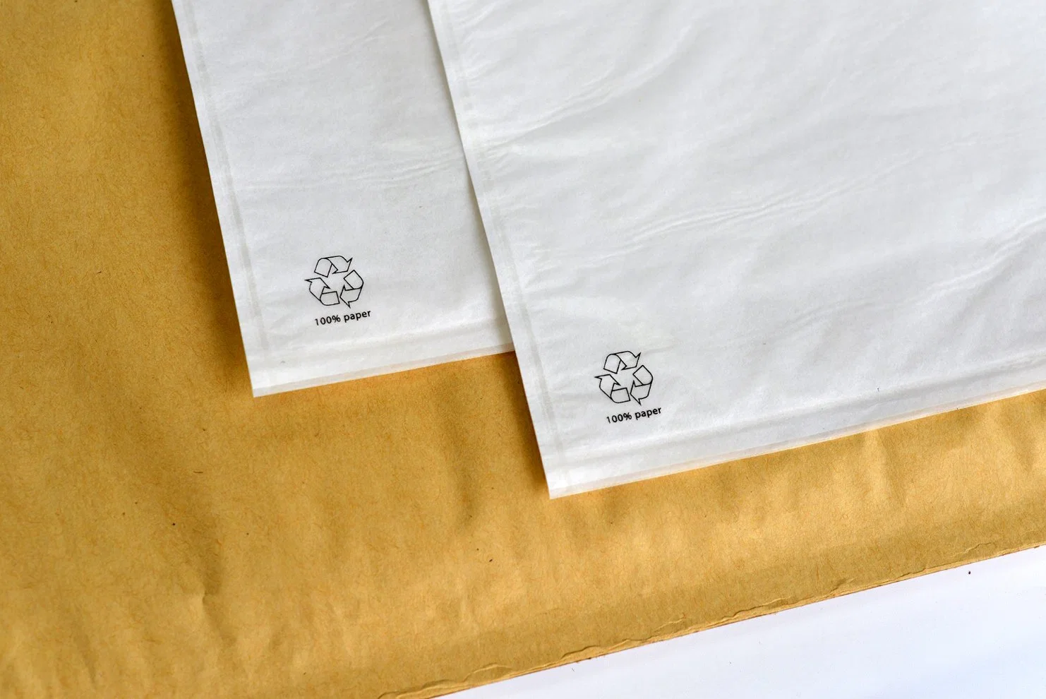 Plain Packing List Pouch Envelopes Back Self-Adhesive Shipping Document 100% Recycled Paper A4 Size