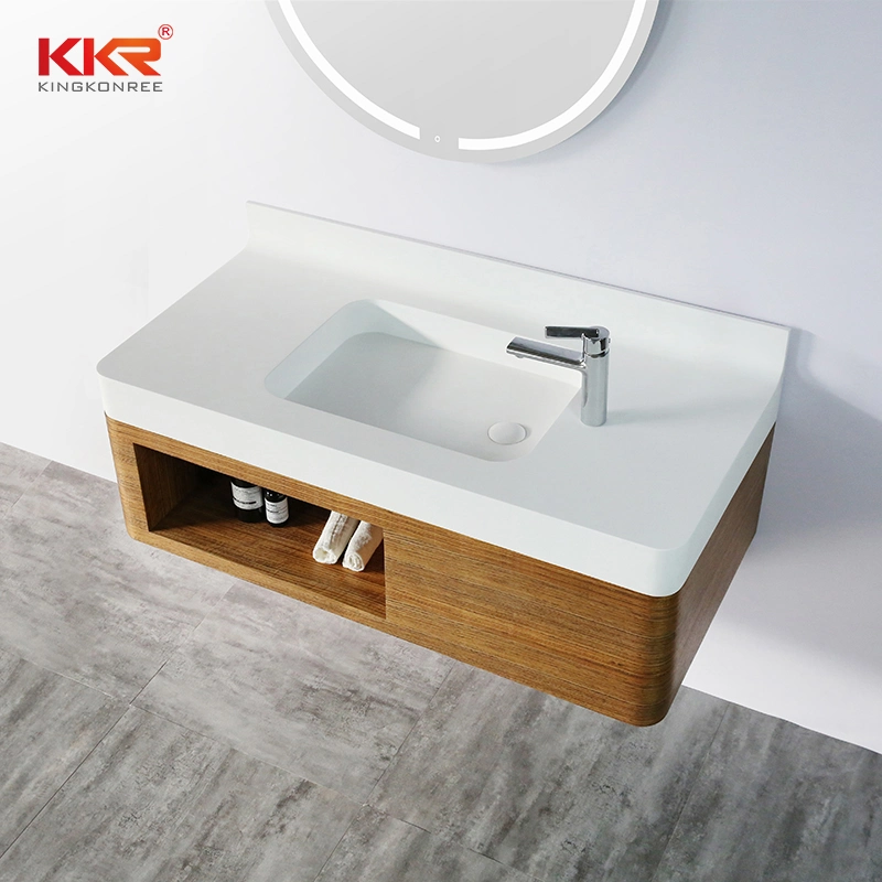 Modern Style Bath Vanity Wall Hung Bathroom Vaniy Cabinet Wash Basin Sets