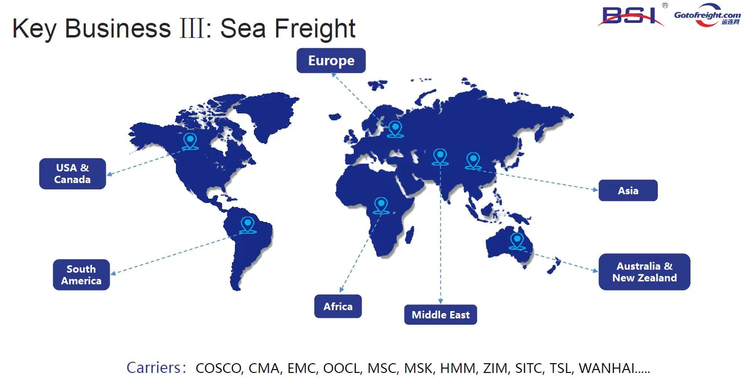 Seefracht FCL von China nach Prince Ruppert, BC, Kanada