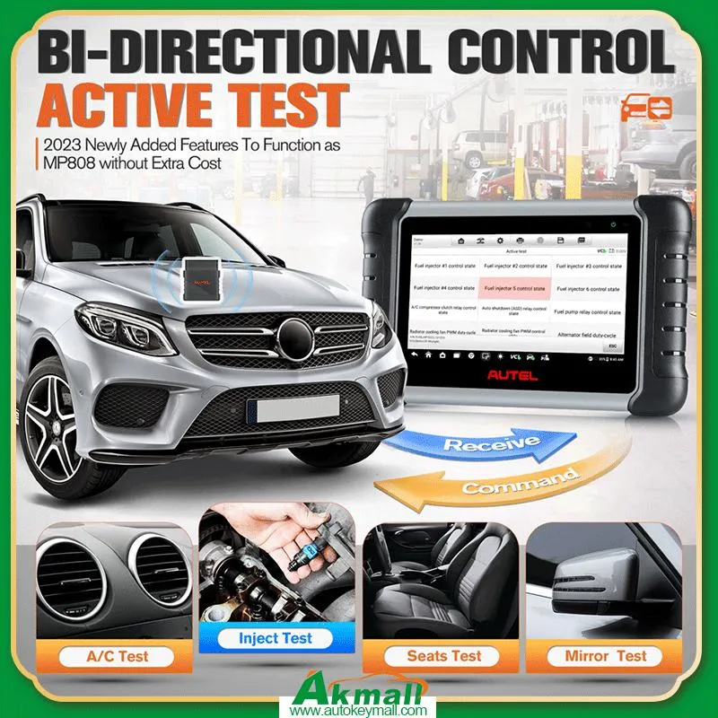 Autel Maxipro MP808BT PRO la codificación de ECUS OBD2 Herramienta de diagnóstico de coche