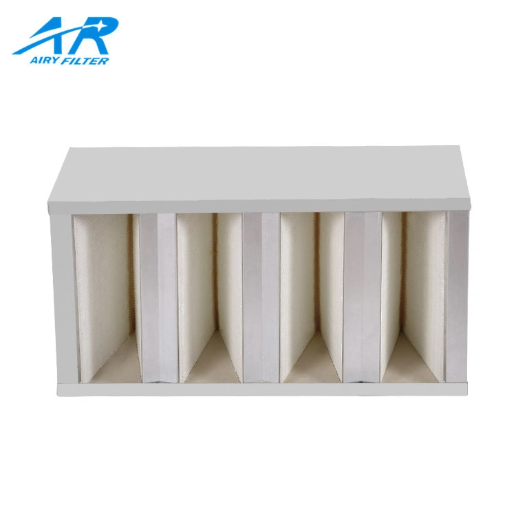 V-Bank Filters with Plastic Frame H13 with Stable Quality