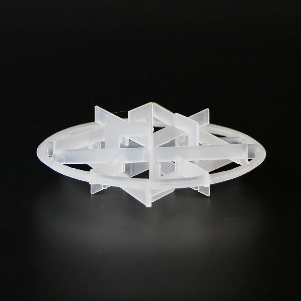 Heat Resistance Plastic Snowflake Ring for Scrubbing Tower Packing