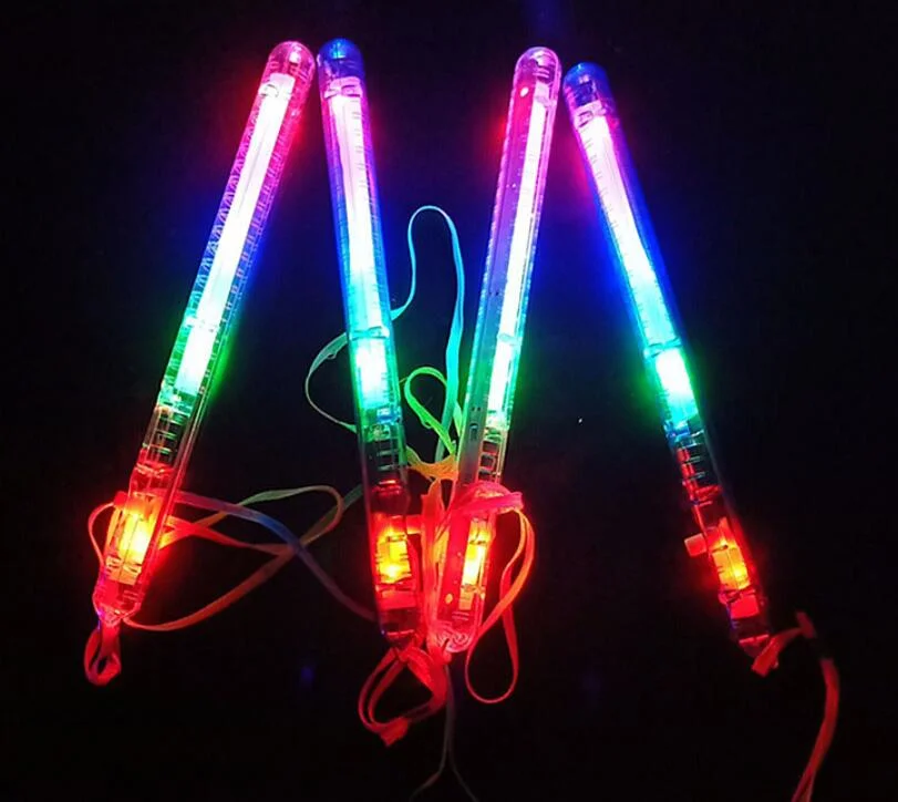 Light Up Stick LED POI Stick LED Light Glow Stick 7 режимов красочный концертный танцующий вечеринка