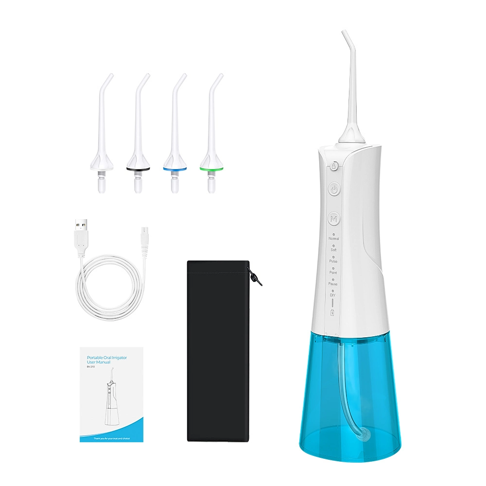 Hydropulseur Manuel Professionnel avec Réservoir de 300 ml, Mini Hydropulseur Oral sans Fil